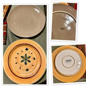 Two Decorative Dinnerware Plates